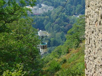 Seilbahn auf den Burgberg