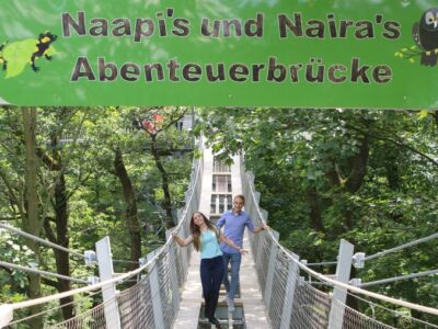 Abenteuerbrücke auf dem Baumwipfelpfad Bad Harzburg